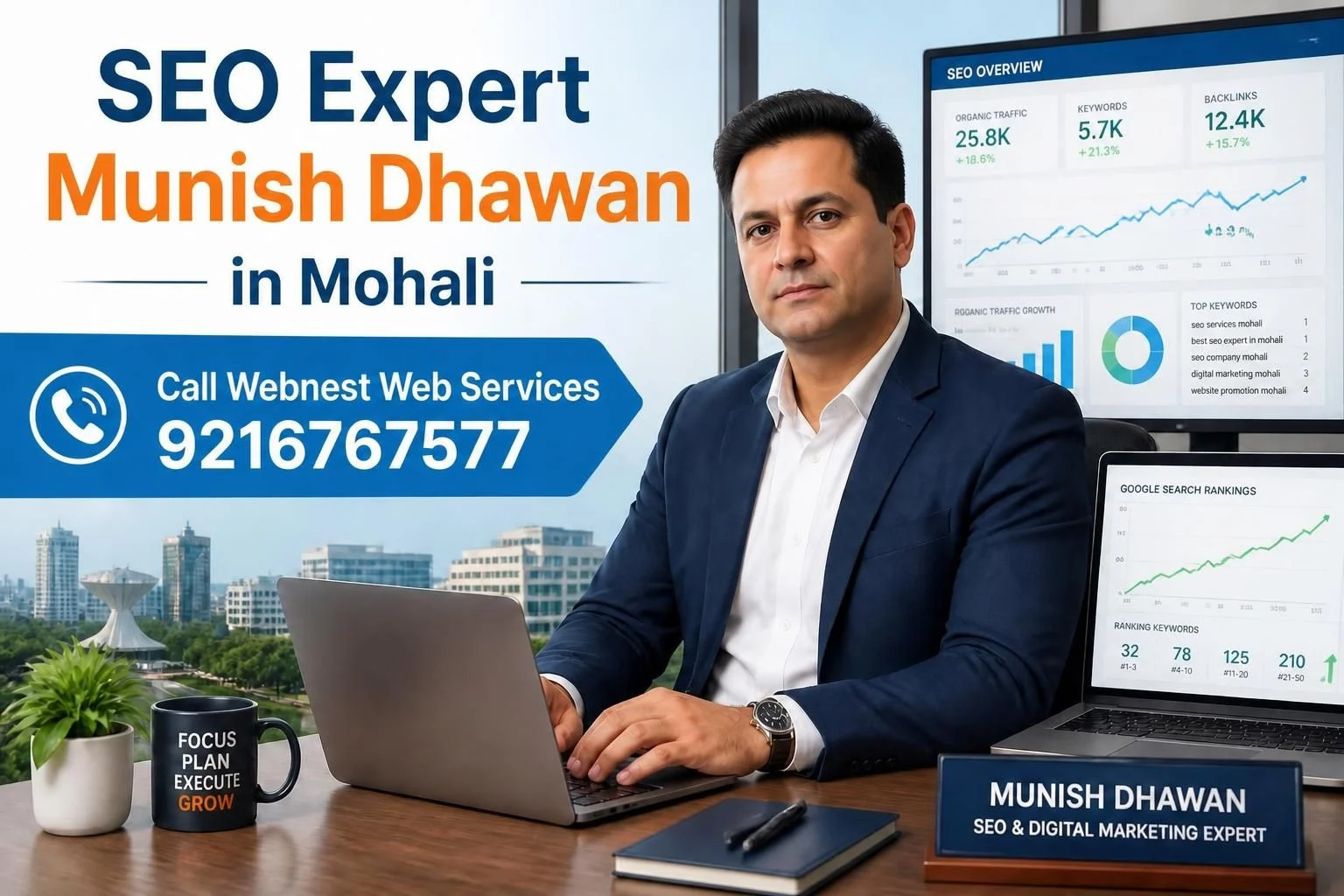 SEO Expert Munish Dhawan in Mohali Helping Businesses Grow Online